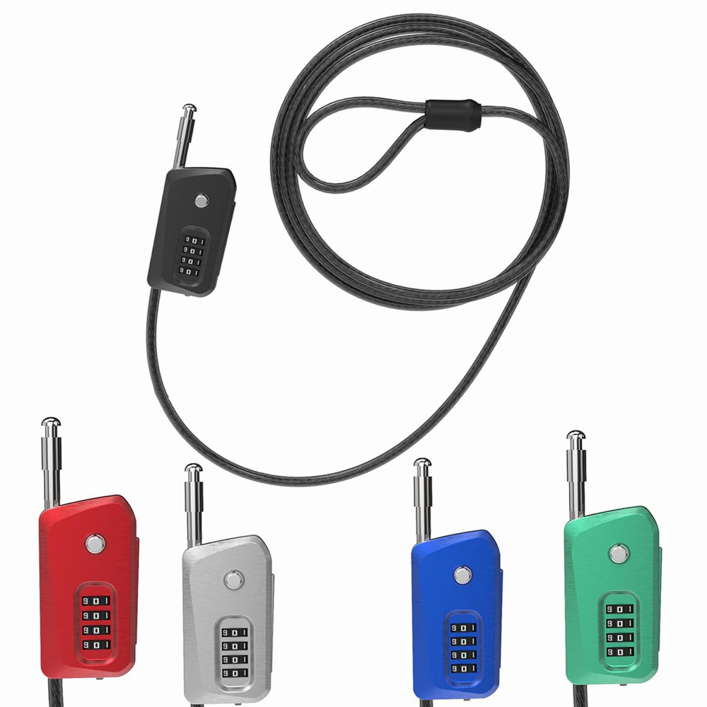 Cable Lock Flexible - Cadenas antivol robuste à combinaison à